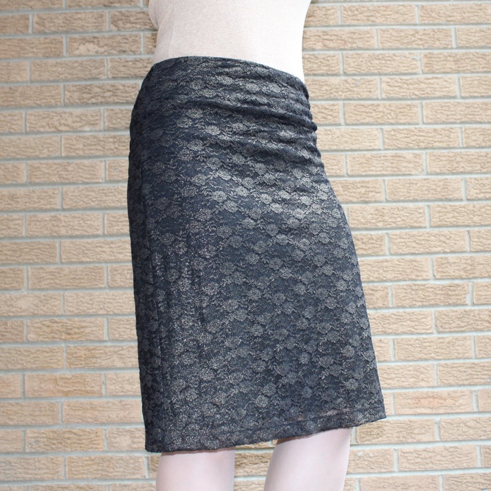 Charlotte Russe Lacy Pencil Skirt